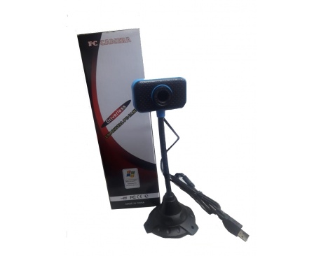 Camara Web con pie Webcam p/ pc con microfono USB 2.0