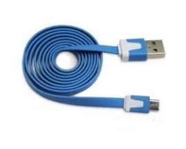 Cable Netmak Usb A Micro Usb Flat Plano 1,8mts Celular