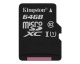 Memoria Micro SD Kingston 64gb Clase 10 Canvas Select 80mb/s