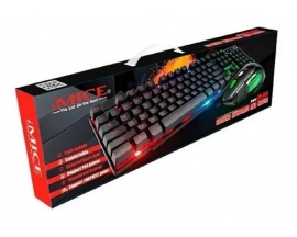 Combo Teclado y Mouse USB Gamer AN-300 Retroiluminado High Precision