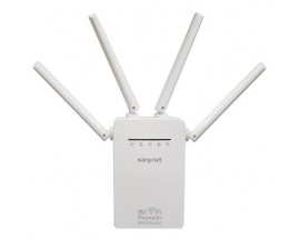 Repetidor de Señal Wifi Net 4 Antenas Router WPS Alto Alcance Rompe Muros