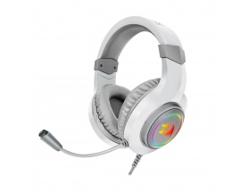 Auriculares GAMER REDRAGON Microfono H260 Hylas RGB Blanco