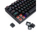 Teclado Mecanico GAMER REDRAGON KUMARA ESPAÑOL RAINBOW RED