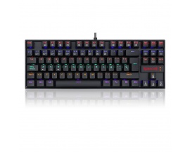 Teclado Mecanico GAMER REDRAGON KUMARA ESPAÑOL RAINBOW RED