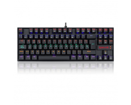 Teclado Mecanico GAMER REDRAGON KUMARA ESPAÑOL RAINBOW RED