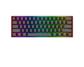 Teclado Mecanico GAMER REDRAGON DRAGONBORN RGB SWITCH BROWN Cable C desmontable