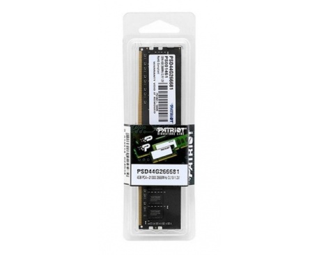Memoria RAM p/PC 4GB DDR4 Patriot 2666 MHZ CL19 1.2V