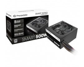 Fuente PC Gamer ATX Smart 500W Thermaltake 80 plus Quiet Fan Reforzada