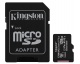 Memoria Micro SD Kingston 128GB Clase 10 UHS-I (U1) 100MB/s Canvas Plus CON ADAPTADOR
