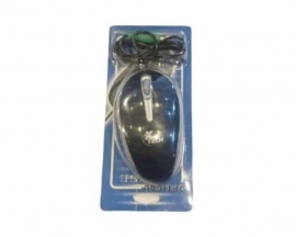 Mouse Optico X-tech Cableado Ficha Ps/2 Escritorio Negro 503