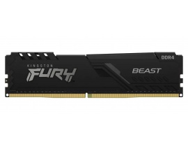 Memoria RAM P/ PC 8GB DDR4 Kingston Gamer Fury Beast 2666mhz 1.2v