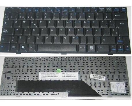 Teclado MSI U90 U100 U110 U120 N011 U115 U123 U123
