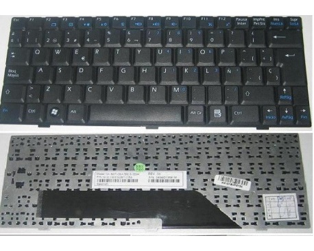 Teclado MSI U90 U100 U110 U120 N011 U115 U123 U123