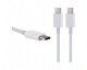 Cable tipo C a tipo C p/ Iphone de carga rapida 1m fast charge