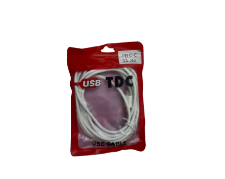 Cable de carga rapida tipo C a a tipo C p/ Iphone 2mts fast