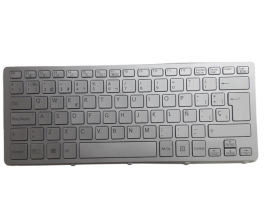 Teclado Sony Vaio Fit 14 SVF14N11 SVF14N13  9Z. NABBQ.41D NSK-SK4BQ 1D Silver Español