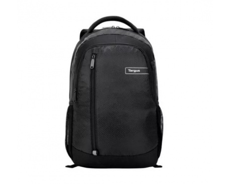 Mochila Targus Notebook 15.6" Sport Negra Cierre Frontal Backpack Negra