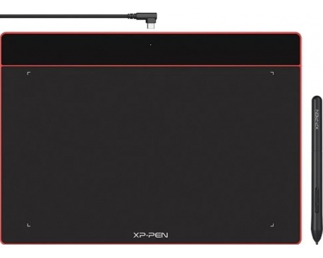 Tableta Grafica  XP PEN para dibujo digital Deco Fun L Red