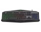 Teclado Gamer T-dagger Tanker Black Spanish T-TGK-106 Raimbow