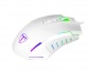Mouse Gamer T-dagger USB Beifadier RGB 7 botones 7200 DPI Blanco