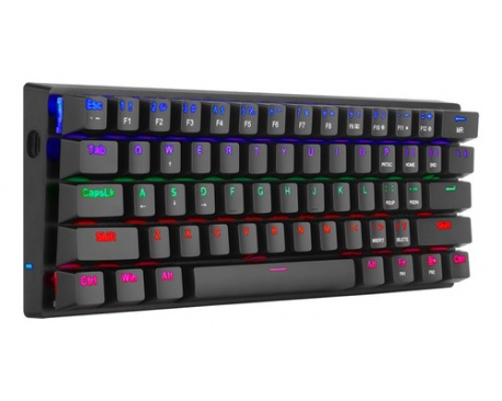 Teclado Gamer Mecanico T-DAGGER Arena Raimbow RGB Switch Brown Negro Español 60%