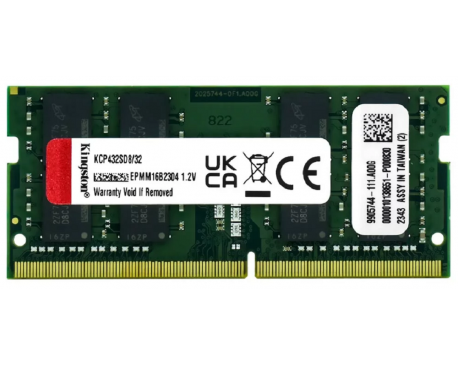 Memoria Ram DDR4 32GB - 1.2V - KCP432SD8/32 - Kingston - 3200mhz