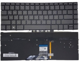 Teclado HP Pavilion X360 13-ac 13-w 13-ap 13-ae Backlight Spectre Retro Negro