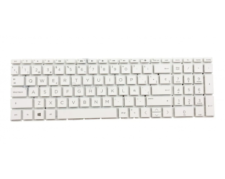 Teclado Notebook HP 15-DA 15-DW 15T-DW 15-DY 15-M 15-DS 15T-DY Español Blanco