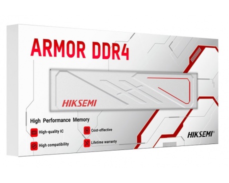 Memoria Ram HIKSEMI 8GB UDIMM DDR4 3200MHZ color blanco