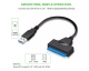 Adaptador Usb 3.0 A Sata 2.5 Discos Rigidos Y Grabadoras Color Negro EAABA EVOX