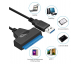 Adaptador Usb 3.0 A Sata 2.5 Discos Rigidos Y Grabadoras Color Negro EAABA EVOX