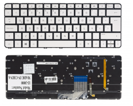 Teclado Hp SPECTRE  13-3000 Backlit Español Plateado 743897-001 13T-3000