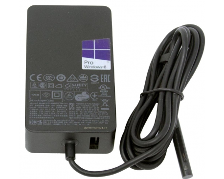 Cargador Microsoft Surface Pro 3 1625 1631 y 4 1724 12V 2.58A / 5V 1A 36W