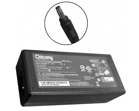Cargador Chicony 3.42A - 65W - 19V -  4,8mm*1,7mm - A11-65P1A - A65A007