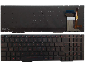 Teclado Asus ROG GL553 GL553V GL553VW GL533 ZX553VD GL753 Retroiluminado Rojo