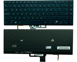 Teclado para ASUS ZenBook  UX530 UX530UX UX530UQ UX550 UX550V UX550VD UX550V Español Retro Azul