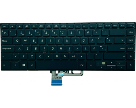 Teclado para ASUS ZenBook  UX530 UX530UX UX530UQ UX550 UX550V UX550VD UX550V Español Negro