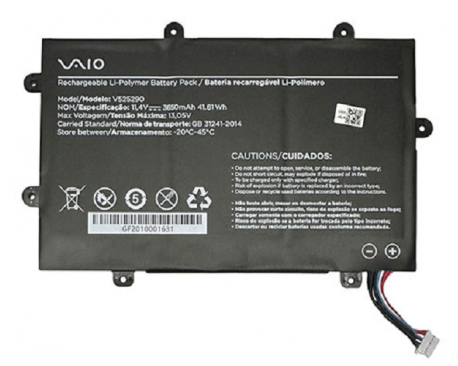 Bateria Sony Vaio V525290 SVFE15 FE15 VJFE51 VJFE51F11 3650mAh 41.61Wh 13.05V