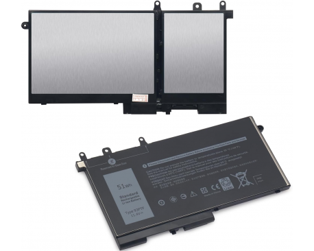 Batería Para Dell 93FTF Latitude 5480 5488 5280 5580 5290 51w